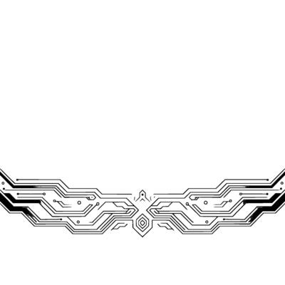 Minimalist Tech Background Circuit Board Element