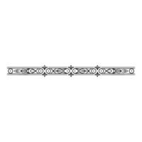 Elegant Black Border on White, Decorative Element vector
