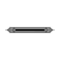 Minimalist Black White Geometric Banner on White Background vector
