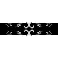 Futuristic Tech Abstract, Grayscale Circuitry Layout vector