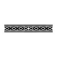 Celtic Knot Border, Decorative Element vector
