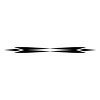 Minimalist Geometric Arrow Line Art, Black On White, Element vector