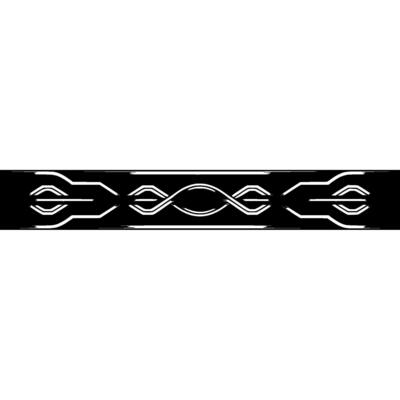 Abstract Silver And Black Stripe On White, Modern Aesthetic