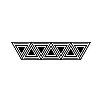 Geometric Triangular Pattern, Black White, Minimalist vector