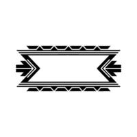 Geometric Banner Frame Monochrome Minimalist For Text, Branding, Logos vector