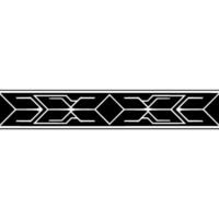 Geometric Neon Band Minimalist For Backgrounds Borders vector