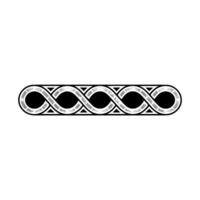 Geometric Celtic Knot On White Background vector