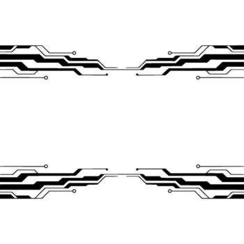 Abstract Tech Circuitry Futuristic Digital Background vector