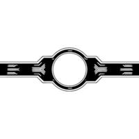 Futuristic Silver Frame Element On White Tech, Minimal vector