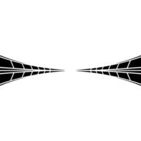 Modern Geometric Black And White Abstract Illustration vector