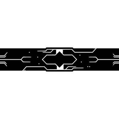 Futuristic Black And White Circuit Board, Minimalist Tech Backdrop