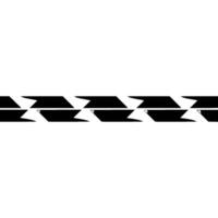 Geometric Abstract Ribbon Modern On White vector
