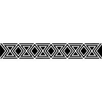 Geometric Black And White Border, Minimalist, Abstract vector