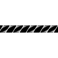 Abstract Black Border On White Background vector