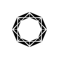 Geometric Diamond Shape, Minimalist Abstract vector