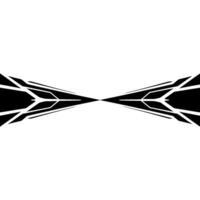 Abstract Black White Geometric With Light Effect vector