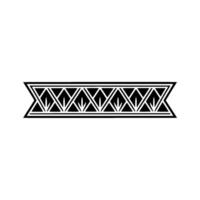 Abstract Geometric Banner, Black And White Minimalist vector