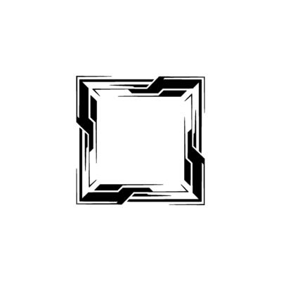Techinspired Square Frame On White Background