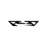 Abstract Speed Lines, Black And White vector