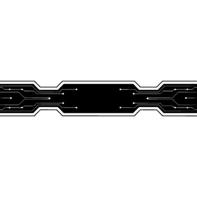 Minimalist Circuit Board Tech Background With Space For Text