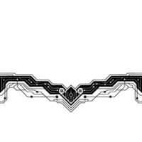 Abstract Circuit Board Techthemed Element vector
