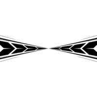 Minimalist Black Arrow On White Background vector
