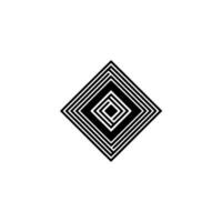 Geometric Diamond Abstract Pattern On White Background vector