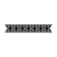 Geometric Banner Minimalist Black White vector