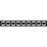 Geometric Border, Ornamental Repeating Pattern, Minimalist Style, Decorative Element vector