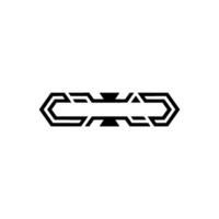 Geometric Black Badge On White Background, Minimalist vector