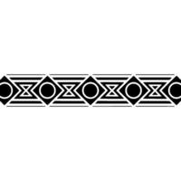 Geometric Border Monochrome, Abstract, And Decorative Element vector
