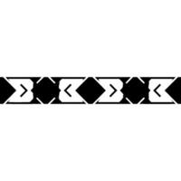 Geometric Border Abstract Black And Silver Chevron Pattern On White vector
