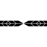 Geometric Black And White Symmetry Minimalist Pattern vector