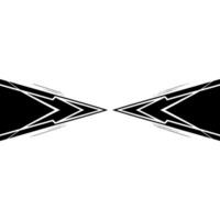 Abstract Black And White Geometric, Symmetry Background vector
