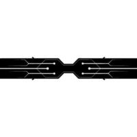 Tech Circuit Board Abstract, Minimalist Black White vector