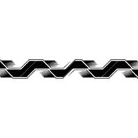 Abstract Geometric Black And White Stripe Pattern vector
