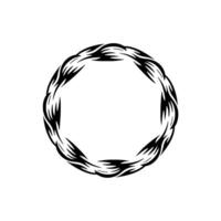 Tribal Ring, Dynamic Vortex, Minimalist vector