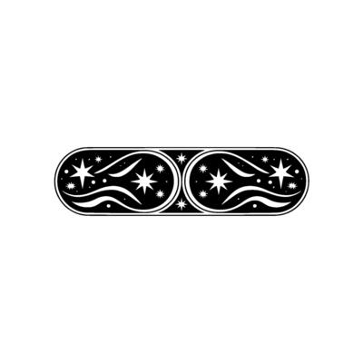 Celestial Wave Emblem - Vintage Inspired