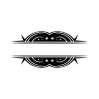 Art Deco Divider, Celestial Accent, Elegant vector