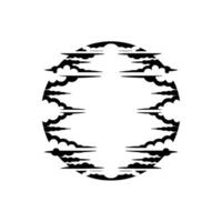 Abstract Cloud Portal, Minimalist vector
