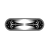 Celestial Speed Retro Badge Emblem vector