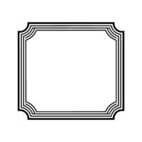 Elegant Deco Frame, Minimalist , Vintage Style vector