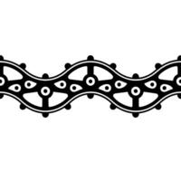 Abstract Chain Motif, Minimalist vector