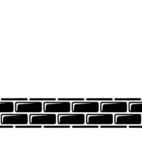 Minimalist Brick Border, Modern Element, Line vector