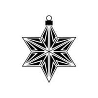 Geometric Star Ornament, Minimalist, Modern vector