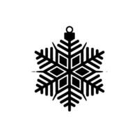 Geometric Snowflake , Minimalist Winter, Festive vector