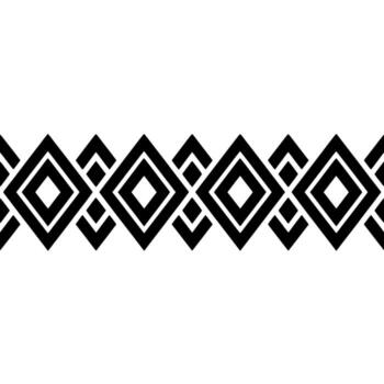 geométrico borde, minimalista patrón, sutil textura vector