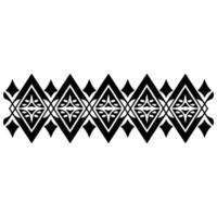 Geometric Border, Intricate Diamond Pattern, Vintage vector