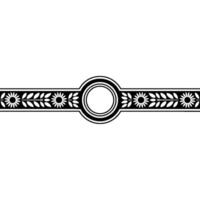 Geometric Border, Classical Motif, Elegant vector
