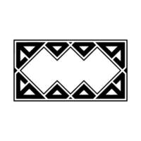 Geometric Deco Border, Minimalist , Elegant Pattern, Symmetrical vector